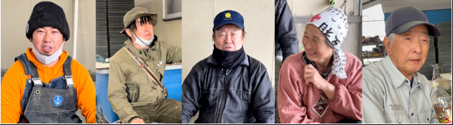 齋藤大樹さん・齋藤智幸さん・齋藤孝さん・齋藤米子さん・齋藤かずよしさん