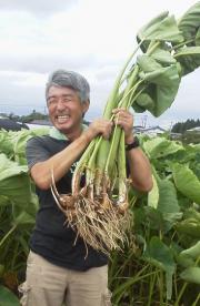 里芋と奥山社長