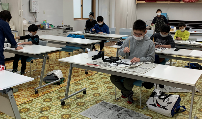 切添会場の席書大会の様子