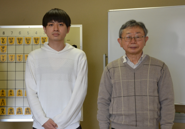 岡部怜央さん（左）と上野伸一先生💗